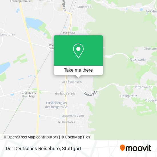 Der Deutsches Reisebüro map