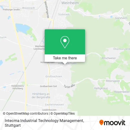 Карта Intecma Industrial Technology Management