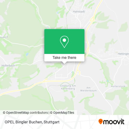 Карта OPEL Bingler Buchen
