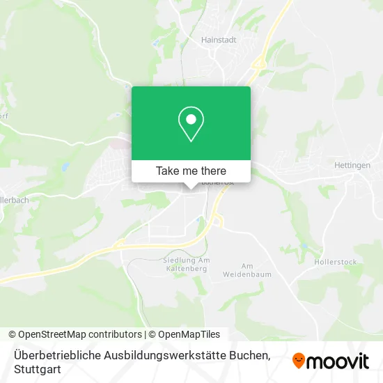 Карта Überbetriebliche Ausbildungswerkstätte Buchen