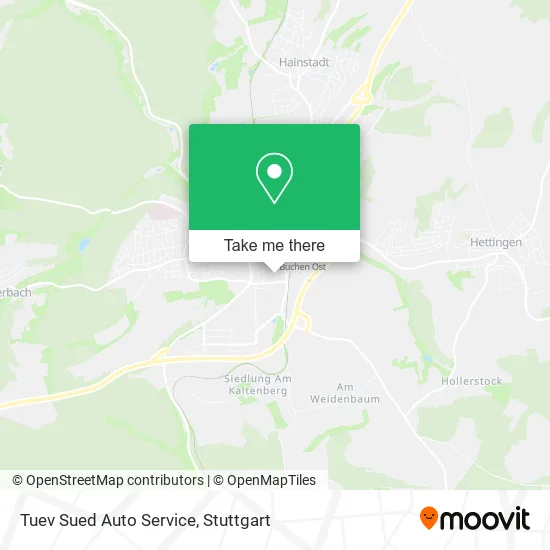 Карта Tuev Sued Auto Service
