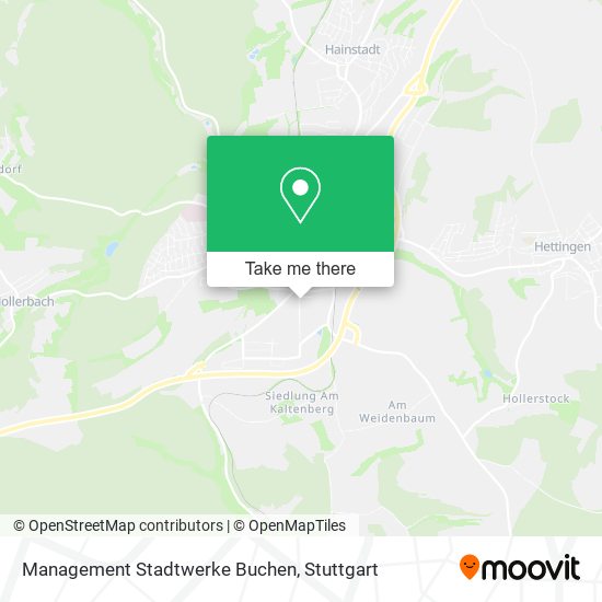 Management Stadtwerke Buchen map