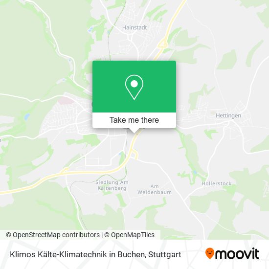 Klimos Kälte-Klimatechnik in Buchen map