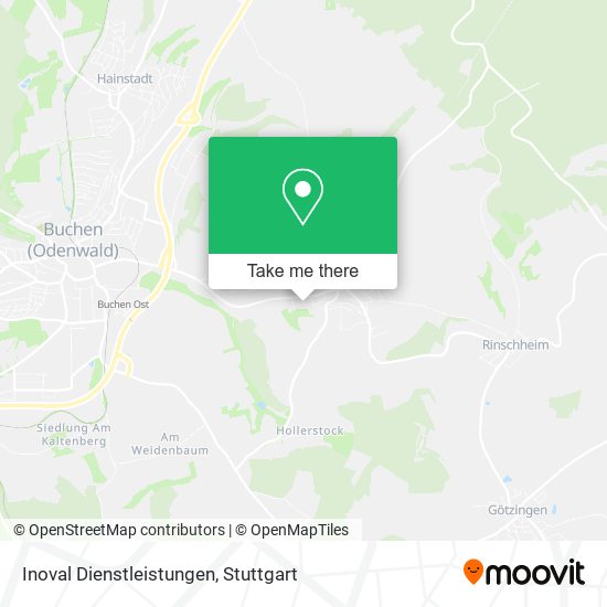 Inoval Dienstleistungen map
