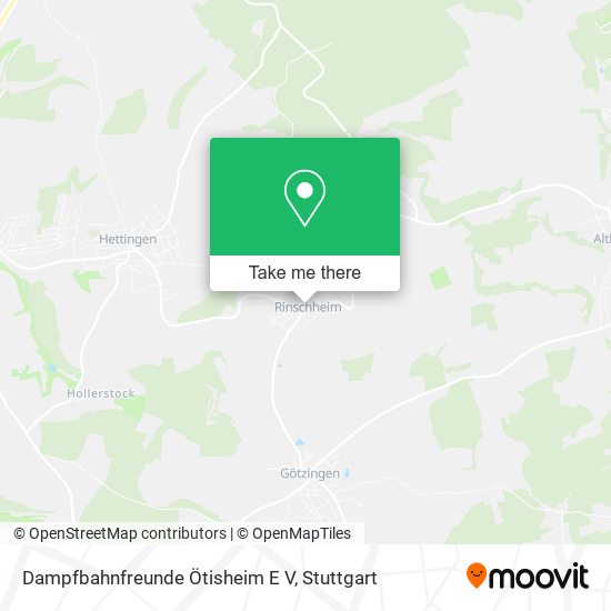 Dampfbahnfreunde Ötisheim E V map