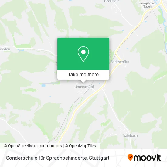 Карта Sonderschule für Sprachbehinderte