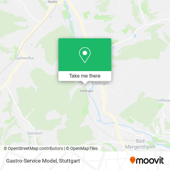 Gastro-Service Model map