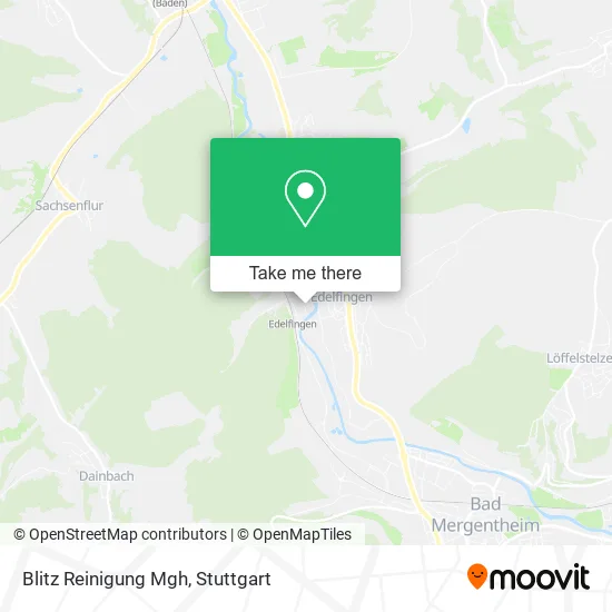 Карта Blitz Reinigung Mgh