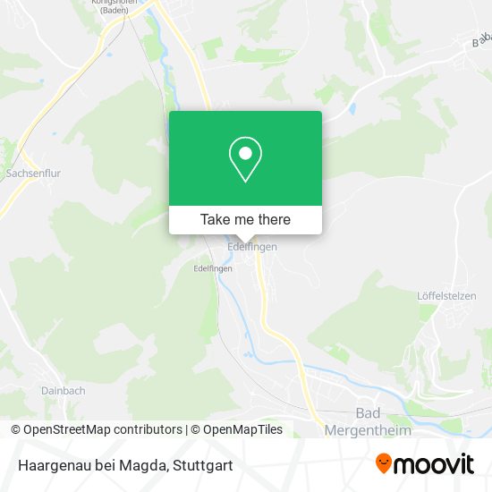 Карта Haargenau bei Magda