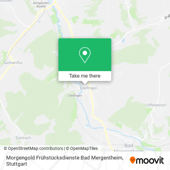 Карта Morgengold Frühstücksdienste Bad Mergentheim