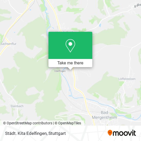 Städt. Kita Edelfingen map