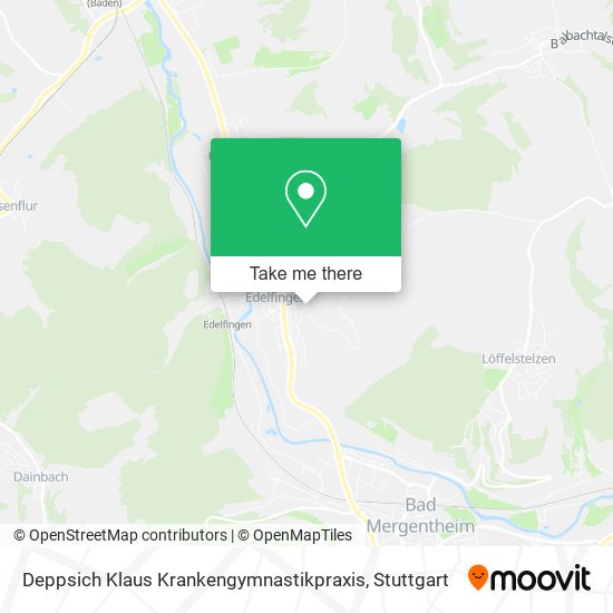 Deppsich Klaus Krankengymnastikpraxis map
