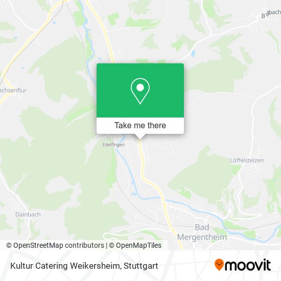 Kultur Catering Weikersheim map
