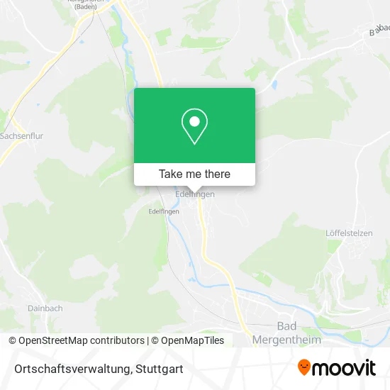 Ortschaftsverwaltung map