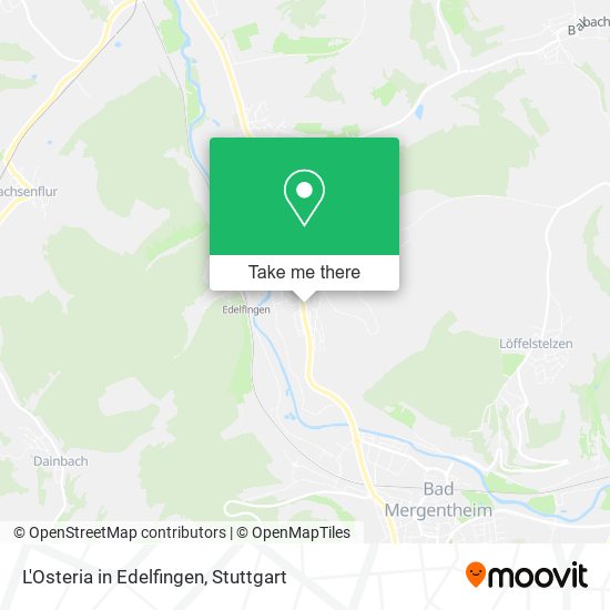 L'Osteria in Edelfingen map