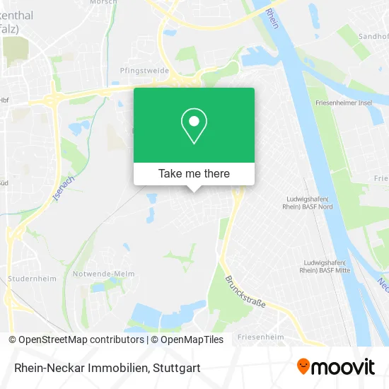Карта Rhein-Neckar Immobilien