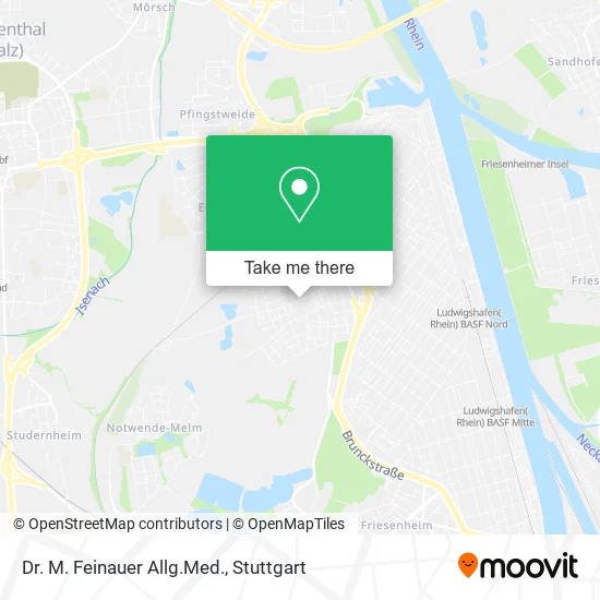 Карта Dr. M. Feinauer Allg.Med.