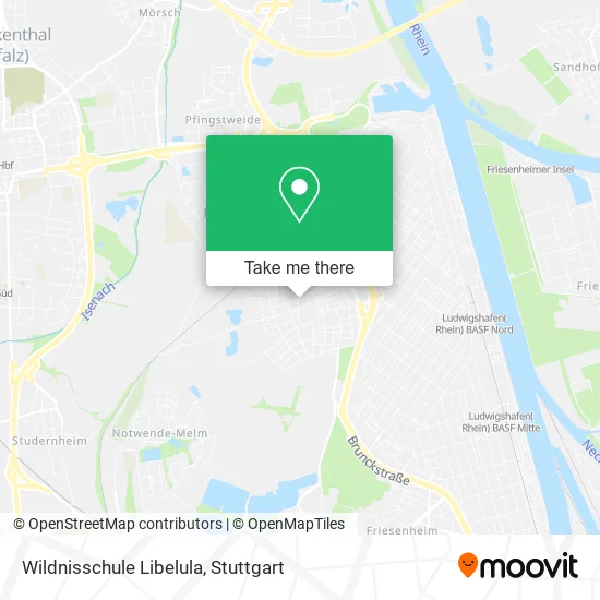 Карта Wildnisschule Libelula