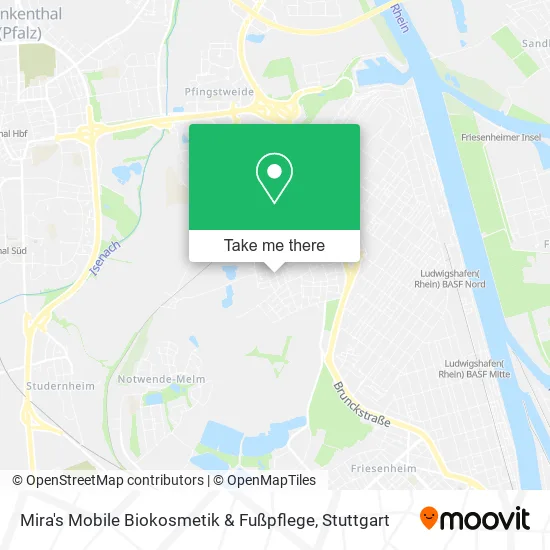 Карта Mira's Mobile Biokosmetik & Fußpflege
