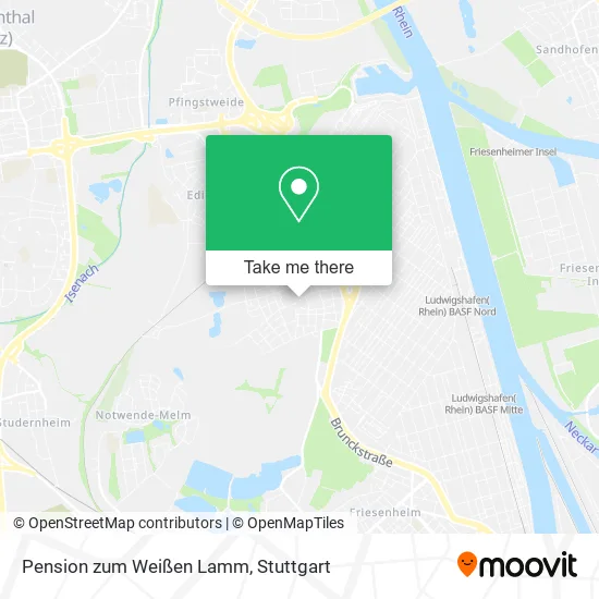 Карта Pension zum Weißen Lamm