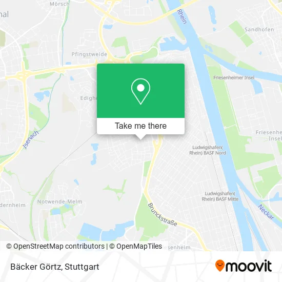 Карта Bäcker Görtz