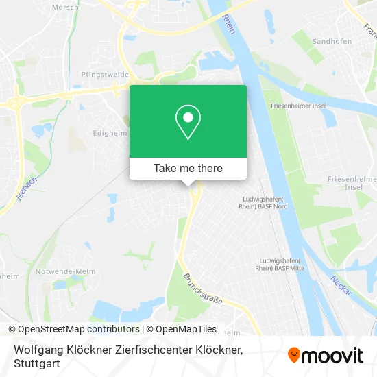 Карта Wolfgang Klöckner Zierfischcenter Klöckner