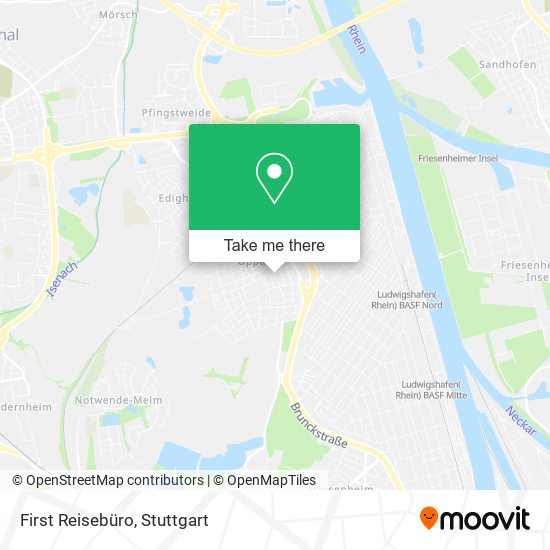 First Reisebüro map
