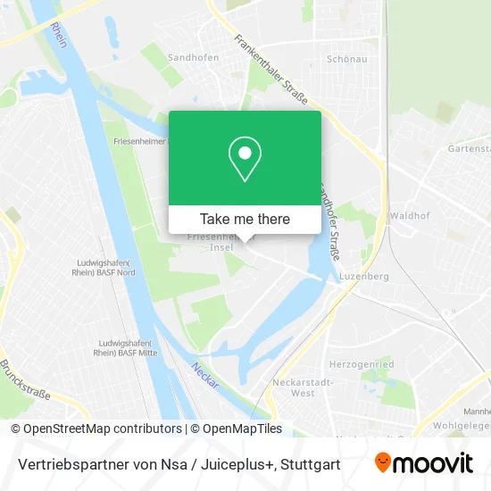 Карта Vertriebspartner von Nsa / Juiceplus+