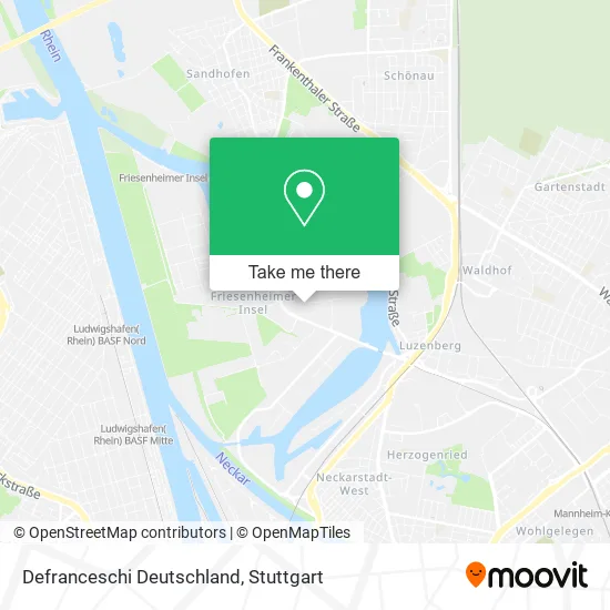 Карта Defranceschi Deutschland