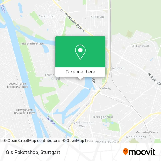 Карта Gls Paketshop