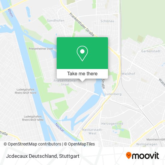 Карта Jcdecaux Deutschland