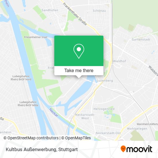 Kultbus Außenwerbung map