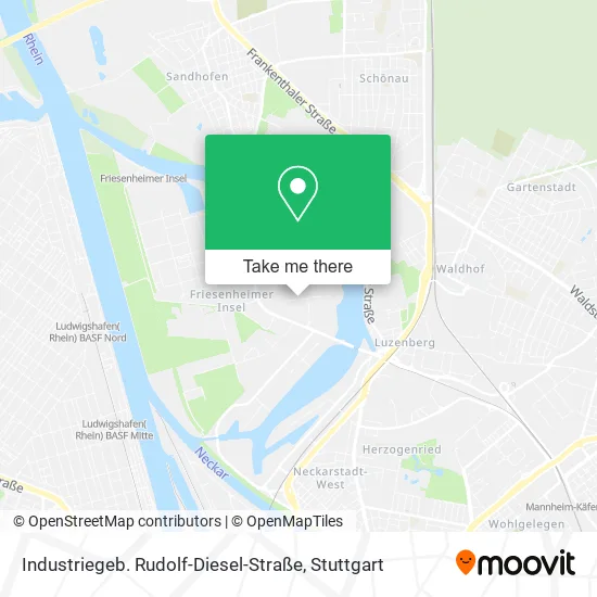 Карта Industriegeb. Rudolf-Diesel-Straße