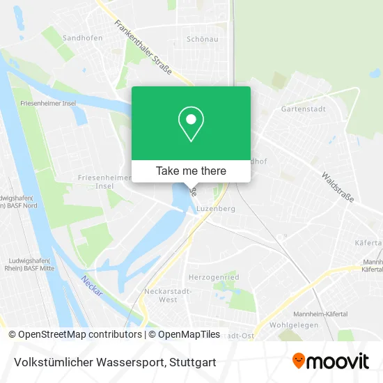 Карта Volkstümlicher Wassersport