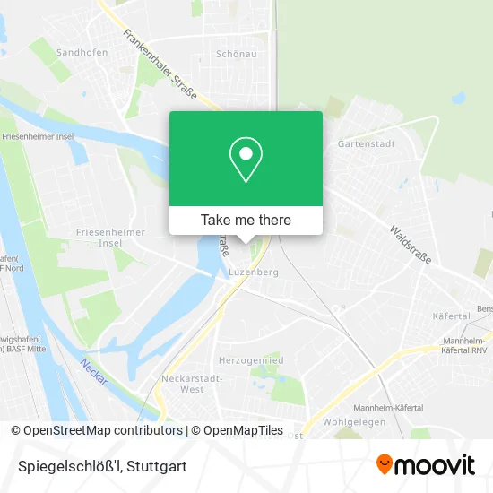 Spiegelschlöß'l map