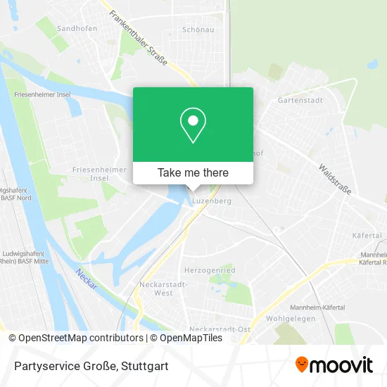 Карта Partyservice Große
