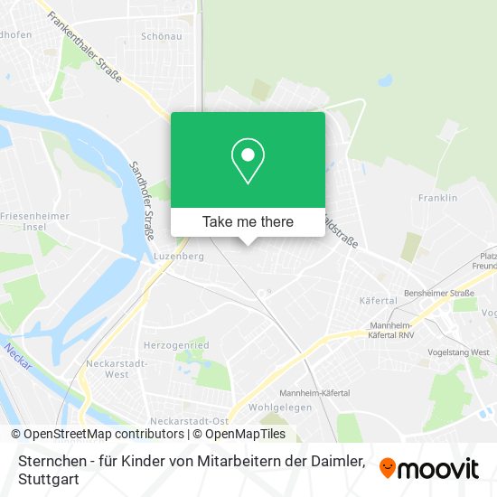 Sternchen - für Kinder von Mitarbeitern der Daimler map