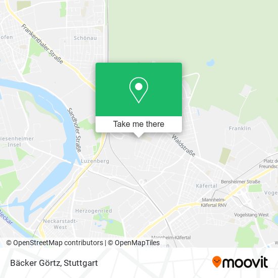 Bäcker Görtz map