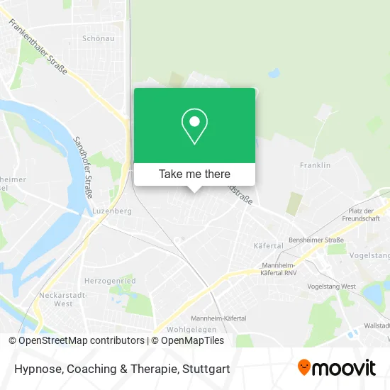 Карта Hypnose, Coaching & Therapie