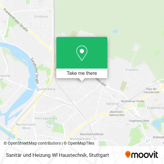 Карта Sanitär und Heizung Wl Haustechnik