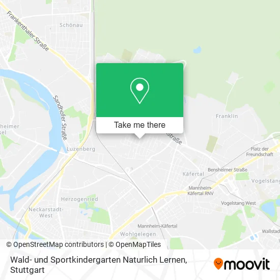 Карта Wald- und Sportkindergarten Naturlich Lernen