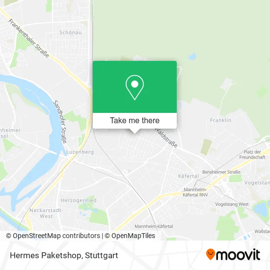 Карта Hermes Paketshop