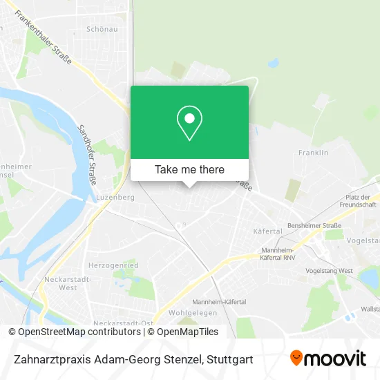 Карта Zahnarztpraxis Adam-Georg Stenzel