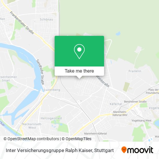 Карта Inter Versicherungsgruppe Ralph Kaiser