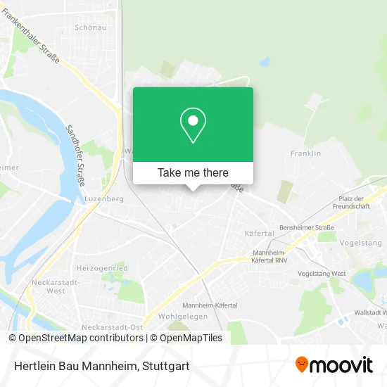 Карта Hertlein Bau Mannheim