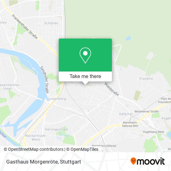 Gasthaus Morgenröte map