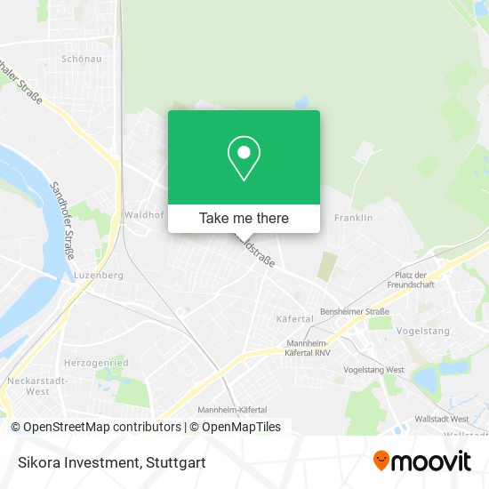 Карта Sikora Investment