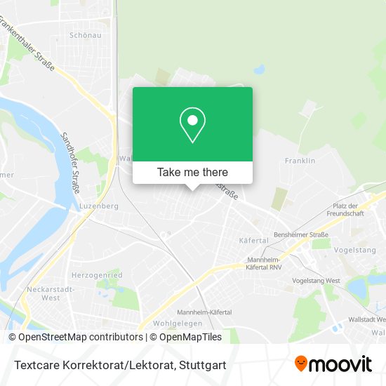 Textcare Korrektorat/Lektorat map