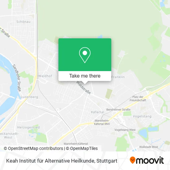 Карта Keah Institut für Alternative Heilkunde