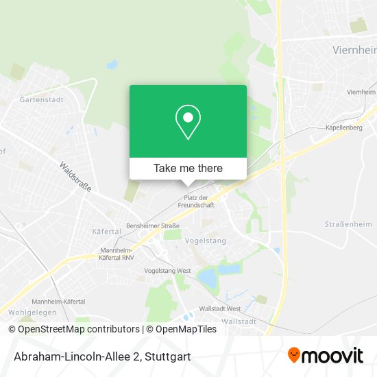 Abraham-Lincoln-Allee 2 map